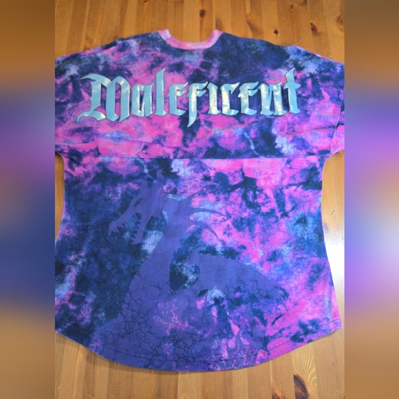 Disney Parks Maleficent Tie Dye Spirit Jersey Size L - Picture 11 of 11